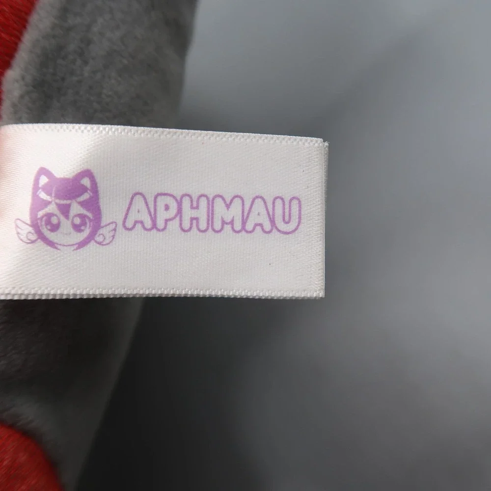 Aphmau Wolf Cat  AARON Plush Stuffed Toy 2024 Meemeows 12 Inch w/Red Hoodie